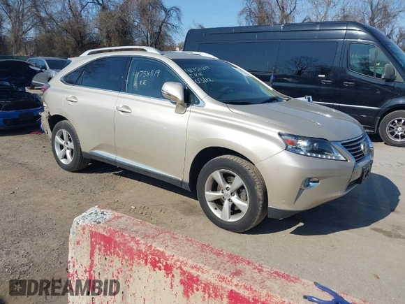2014 Lexus RX 350 with VIN JTJBK1BA2E2039891, listed as a IAAI auction lot 41758819 with 139,776 mi miles and . Bid and sale history available at DreamBid. Image 1.