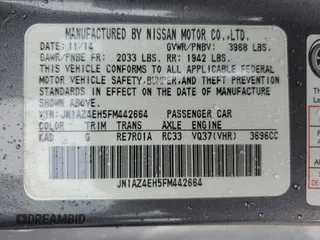 2015 Nissan 370Z with VIN JN1AZ4EH5FM442664, listed as a Copart auction lot 47784934 with 71,151 mi miles. Bid and sale history available at carsss.com. Image 14.