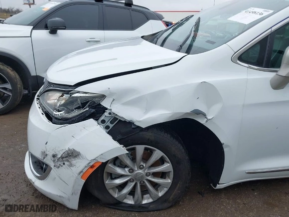 2019 Chrysler Pacifica Touring L with VIN 2C4RC1BG7KR626278, listed as a IAAI auction lot 41498136 with 124,843 mi miles. Bid and sale history available at carsss.com. Image 6.