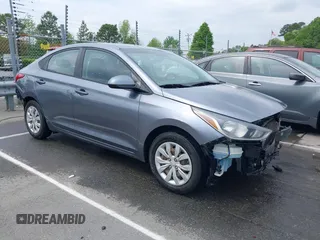 2020 Hyundai Accent SE with VIN 3KPC24A63LE109808, listed as a IAAI auction lot 41979487 with 101,806 mi miles. Bid and sale history available at carsss.com. Image 1.