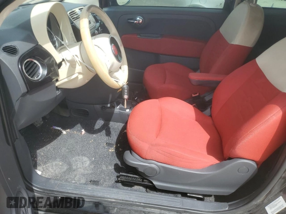 2012 FIAT 500 Pop with VIN 3C3CFFAR3CT383018, listed as a Copart auction lot 48038175 with 105,136 mi miles and Salvage Title. Bid and sale history available at carsss.com. Image 7.