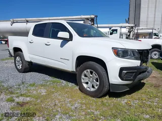 2021 Chevrolet Colorado 2WD LT with VIN 1GCGSCEN6M1163816, listed as a IAAI auction lot 41852906 with 137,009 mi miles. Bid and sale history available at carsss.com. Image 1.