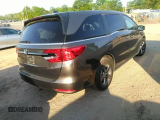 2022 Honda Odyssey EX with VIN 5FNRL6H59NB019950, listed as a IAAI auction lot 42070655 with 24,863 mi miles and . Bid and sale history available at DreamBid. Image 4.