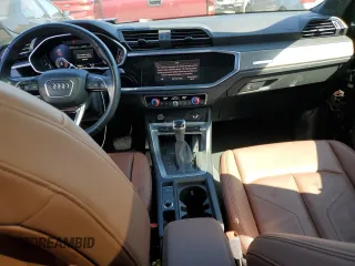 2020 Audi Q3 Premium Plus with VIN WA1BECF35L1017737, listed as a Copart auction lot 46367503 with 28,496 mi miles. Bid and sale history available at carsss.com. Image 8.