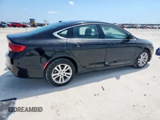 2015 Chrysler 200 Limited with VIN 1C3CCCAB0FN680374, listed as a Copart auction lot 60542615 with 241,857 mi miles and Salvage title. Bid and sale history available at DreamBid. Image 3.