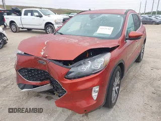 2020 Ford Escape Titanium Hybrid with VIN 1FMCU0DZ1LUB13684, listed as a IAAI auction lot 41629782 with 31,669 mi miles and . Bid and sale history available at DreamBid. Image 17.