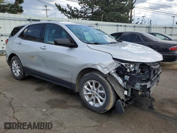 2019 Chevrolet Equinox LS with VIN 3GNAXHEV7KS641359, listed as a Copart auction lot 54582525 with 124,401 mi miles and Clean Title. Bid and sale history available at carsss.com. Image 4.