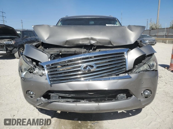 2013 Infiniti QX56 with VIN JN8AZ2NF4D9530738, listed as a Copart auction lot 77747064 with 139,338 mi miles and Salvage Title. Bid and sale history available at carsss.com. Image 5.