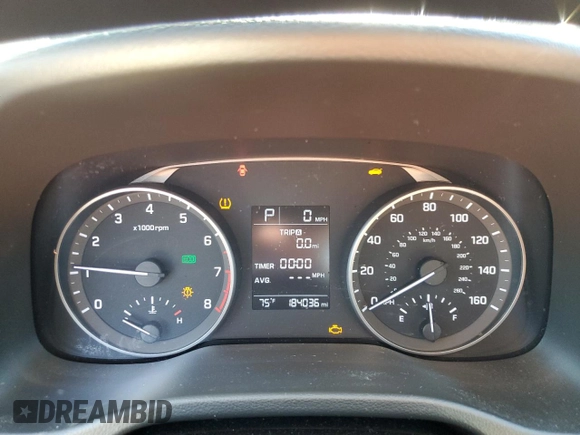 2017 Hyundai Elantra SE with VIN 5NPD74LF5HH174715, listed as a Copart auction lot 56052045 with 184,036 mi miles and Clean Title. Bid and sale history available at DreamBid. Image 9.