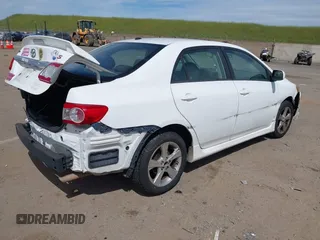 2011 Toyota Corolla L with VIN 2T1BU4EE0BC631879, listed as a IAAI auction lot 42032074 with 1 mi miles. Bid and sale history available at carsss.com. Image 4.