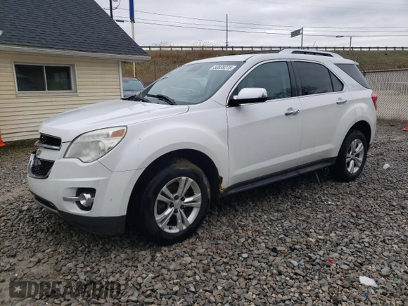 2012 Chevrolet Equinox LTZ with VIN 2GNFLGEKXC6284521, listed as a Copart auction lot 50839275 with 212,048 mi miles and Salvage Title. Bid and sale history available at carsss.com. Image 1.
