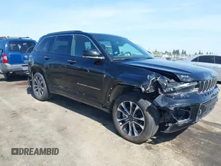 2022 Jeep Grand Cherokee Overland with VIN 1C4RJHDG1N8623744, listed as a IAAI auction lot 42554279 with 27,762 mi miles and . Bid and sale history available at DreamBid. Image 1.