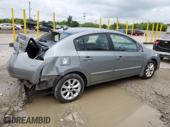 2010 Nissan Sentra 2.0 with VIN 3N1AB6AP3AL662109, listed as a Copart auction lot 59298045 with 121,218 mi miles and Salvage title. Bid and sale history available at DreamBid. Image 3.