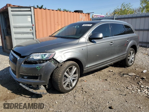 2015 Audi Q7 Premium Plus z VIN WA1LGAFE8FD014144, wystawiony jako Copart lot #56040275 z przebiegiem 100 214 mil mil oraz Szkoda całkowita • Salvage title. Historia ofert i sprzedaży dostępna na DreamBid. Obrazek 1.