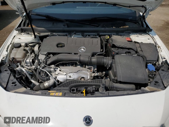 2023 Mercedes-Benz CLA 250 with VIN W1K5J4HB0PN345404, listed as a Copart auction lot 58821575 with 25,707 mi miles and Salvage title. Bid and sale history available at DreamBid. Image 11.