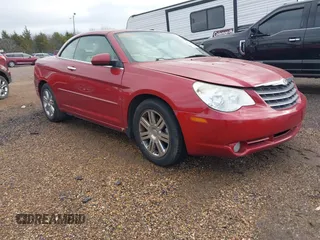 2008 Chrysler Sebring Limited with VIN 1C3LC65M48N639178, listed as a IAAI auction lot 41292965 with 123,516 mi miles. Bid and sale history available at carsss.com. Image 1.