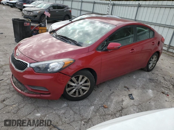 2015 Kia Forte LX with VIN KNAFX4A62F5382010, listed as a Copart auction lot 77977064 with 146,713 mi miles and Salvage Title. Bid and sale history available at carsss.com. Image 1.