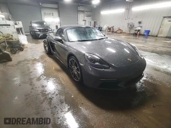2017 Porsche 718 Boxster S with VIN WP0CB2A84HS240370, listed as a Copart auction lot 80195674 with 16,544 mi miles and Salvage Title. Bid and sale history available at DreamBid. Image 13.