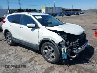 2018 Honda CR-V EX-L with VIN 2HKRW2H82JH609039, listed as a IAAI auction lot 42001550 with 1 mi miles. Bid and sale history available at carsss.com. Image 1.