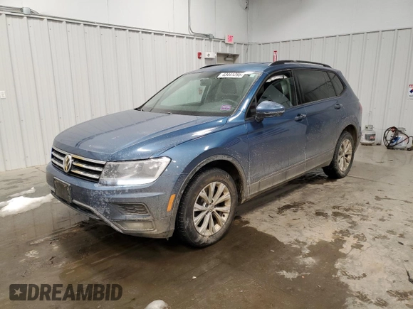 2018 Volkswagen Tiguan S z VIN 3VV0B7AX9JM034033, wystawiony jako Copart lot #43441295 z przebiegiem 127 719 mil mil oraz Szkoda całkowita • Salvage title. Historia ofert i sprzedaży dostępna na DreamBid. Obrazek 1.