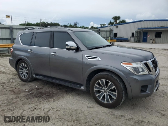 2018 Nissan Armada SL with VIN JN8AY2ND1JX002521, listed as a Copart auction lot 69490424 with 117,109 mi miles and Non Repairable. Bid and sale history available at carsss.com. Image 4.