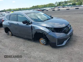 2022 Honda CR-V EX z VIN 2HKRW2H53NH668581, wystawiony jako IAAI lot #42410522 z przebiegiem 8 279 mil mil oraz . Historia ofert i sprzedaży dostępna na DreamBid. Obrazek 1.