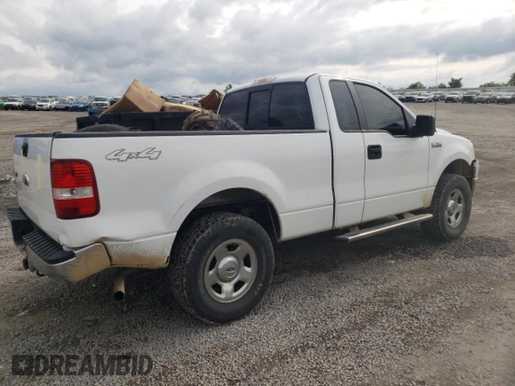 2007 Ford F-150 XL with VIN 1FTRF14V97KB65061, listed as a Copart auction lot 56280705 with 310,029 mi miles and Salvage title. Bid and sale history available at DreamBid. Image 3.