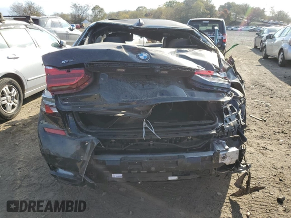 2018 BMW 7 Series 740i xDrive with VIN WBA7E4C57JGV28123, listed as a Copart auction lot 79229034 with 0 mi miles and Salvage Title. Bid and sale history available at carsss.com. Image 6.