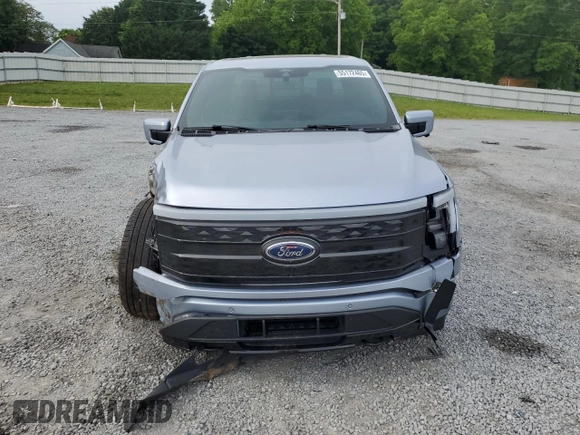 2022 Ford F-150 Lightning Pro with VIN 1FT6W1EV4NWG01810, listed as a Copart auction lot 55172465 with 46,112 mi miles and Salvage title. Bid and sale history available at DreamBid. Image 5.