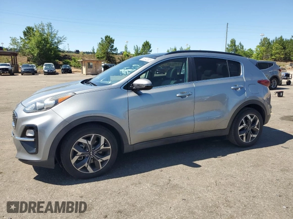 2022 Kia Sportage EX with VIN KNDPN3AC8N7946033, listed as a Copart auction lot 58043585 with 148,161 mi miles and Salvage title. Bid and sale history available at DreamBid. Image 1.