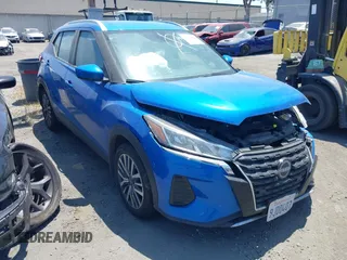 2023 Nissan Kicks SV with VIN 3N1CP5CV9PL553453, listed as a IAAI auction lot 42185119 with 20,677 mi miles and . Bid and sale history available at DreamBid. Image 1.