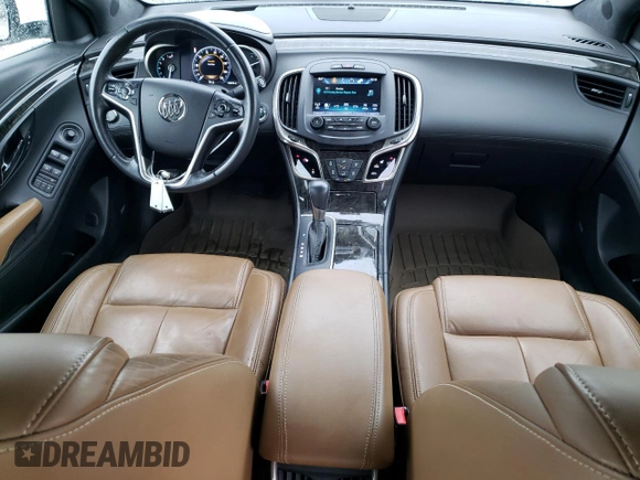2016 Buick LaCrosse Leather with VIN 1G4GB5G32GF170692, listed as a Copart auction lot 50130155 with 109,576 mi miles and Salvage Title. Bid and sale history available at carsss.com. Image 8.