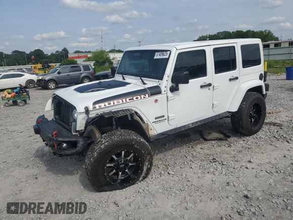 2017 Jeep Wrangler Unlimited Rubicon Recon with VIN 1C4BJWFG7HL696895, listed as a Copart auction lot 57409625 with 50,802 mi miles and Salvage title. Bid and sale history available at DreamBid. Image 1.
