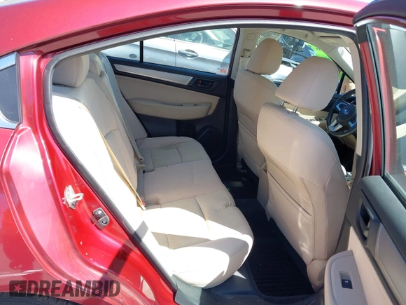 2015 Subaru Legacy 2.5i with VIN 4S3BNAA60F3007511, listed as a IAAI auction lot 42117145 with 52,558 mi miles and . Bid and sale history available at DreamBid. Image 8.