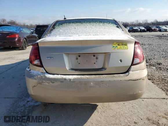 2007 Saturn ION ION 2 with VIN 1G8AJ55F27Z132978, listed as a Copart auction lot 45133435 with 179,490 mi miles and Salvage Title. Bid and sale history available at DreamBid. Image 6.