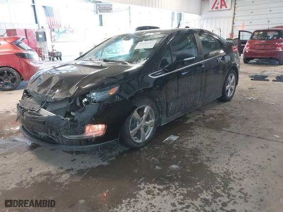 2012 Chevrolet Volt with VIN 1G1RB6E46CU104448, listed as a IAAI auction lot 41609727 with 95,015 mi miles. Bid and sale history available at carsss.com. Image 2.