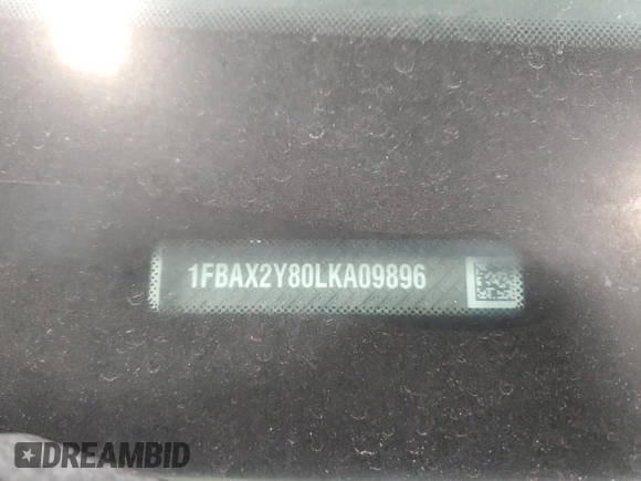 2020 Ford Transit Passenger XL with VIN 1FBAX2Y80LKA09896, listed as a Copart auction lot 41424575 with 57,862 mi miles and Clean title. Bid and sale history available at DreamBid. Image 13.