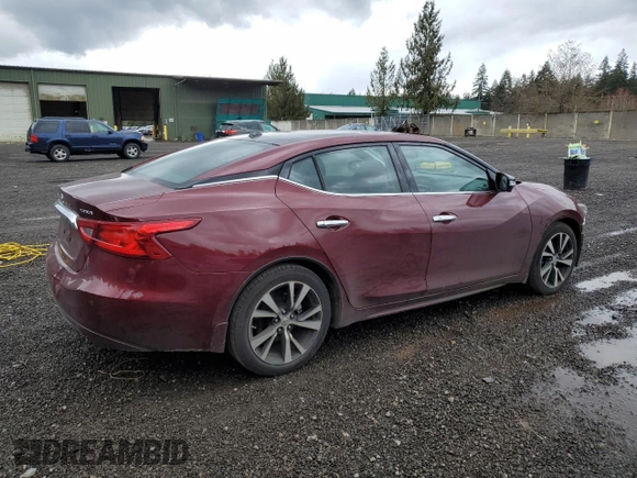 2018 Nissan Maxima Platinum z VIN 1N4AA6AP2JC396129, wystawiony jako Copart lot #48808905 z przebiegiem 33 517 mil mil oraz Szkoda całkowita • Salvage title. Historia ofert i sprzedaży dostępna na DreamBid. Obrazek 3.