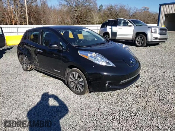 2015 Nissan LEAF SV with VIN 1N4AZ0CP5FC321046, listed as a Copart auction lot 72875012 with 56,265 mi miles. Bid and sale history available at carsss.com. Image 11.