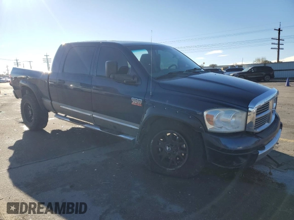 2008 Dodge Ram 2500 Laramie with VIN 3D3KS29A58G202888, listed as a Copart auction lot 80316834 with 213,528 mi miles and Salvage Title. Bid and sale history available at carsss.com. Image 4.