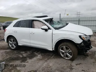 2022 Audi Q3 S line Premium Plus with VIN WA1EECF32N1030039, listed as a Copart auction lot 54728825 with Not provided miles and Salvage title. Bid and sale history available at DreamBid. Image 4.