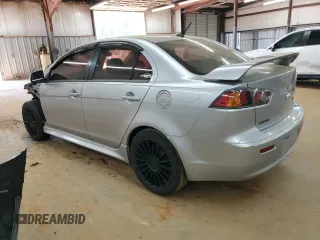 2014 Mitsubishi Lancer GT with VIN JA32U8FW5EU003241, listed as a Copart auction lot 53331615 with 80,913 mi miles and Salvage Title. Bid and sale history available at DreamBid. Image 2.