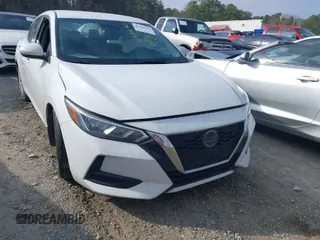 2020 Nissan Sentra S with VIN 3N1AB8BV1LY233890, listed as a IAAI auction lot 41504799 with 59,491 mi miles. Bid and sale history available at carsss.com. Image 1.