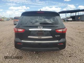 2014 Infiniti QX60 with VIN 5N1AL0MN8EC514830, listed as a Copart auction lot 53358405 with 201,527 mi miles and Salvage title. Bid and sale history available at DreamBid. Image 6.