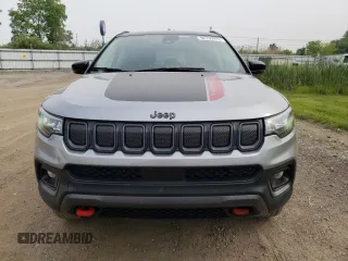 2022 Jeep Compass Trailhawk with VIN 3C4NJDDB7NT163504, listed as a Copart auction lot 60799975 with 16,312 mi miles and Salvage title. Bid and sale history available at DreamBid. Image 5.