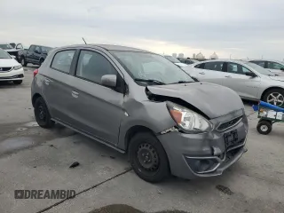 2018 Mitsubishi Mirage ES with VIN ML32A3HJ5JH004507, listed as a Copart auction lot 55047635 with 74,597 mi miles and Salvage title. Bid and sale history available at DreamBid. Image 4.