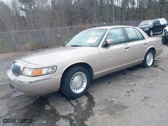 1998 Mercury Grand Marquis LS with VIN 2MEFM75W2WX695255, listed as a IAAI auction lot 41481865 with 177,365 mi miles. Bid and sale history available at carsss.com. Image 2.