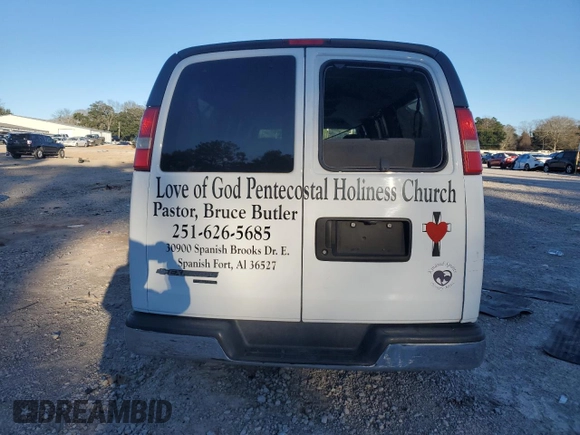 2013 Chevrolet Express Passenger LT с VIN 1GAZG1FG9D1113161, выставлен на аукционе Copart как лот 46314085 с пробегом 134 960 миль миль и Списание • Salvage title. История ставок и продаж доступна на DreamBid. Изображение 6.