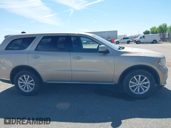 2014 Dodge Durango SXT with VIN 1C4RDJAG0EC455787, listed as a IAAI auction lot 42651627 with 103,218 mi miles and . Bid and sale history available at DreamBid. Image 13.