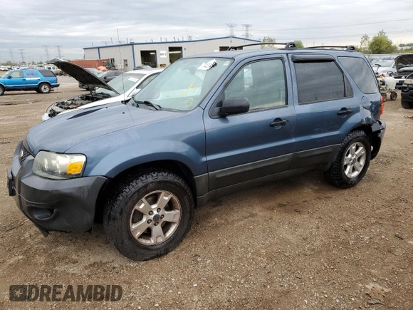 2005 Ford Escape XLT with VIN 1FMYU93145KD64154, listed as a Copart auction lot 74373964 with 85,906 mi miles and Salvage Title. Bid and sale history available at DreamBid. Image 1.